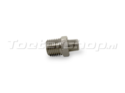 Adaptateur droit de 1/8 BSPT à 1/4 BSPT